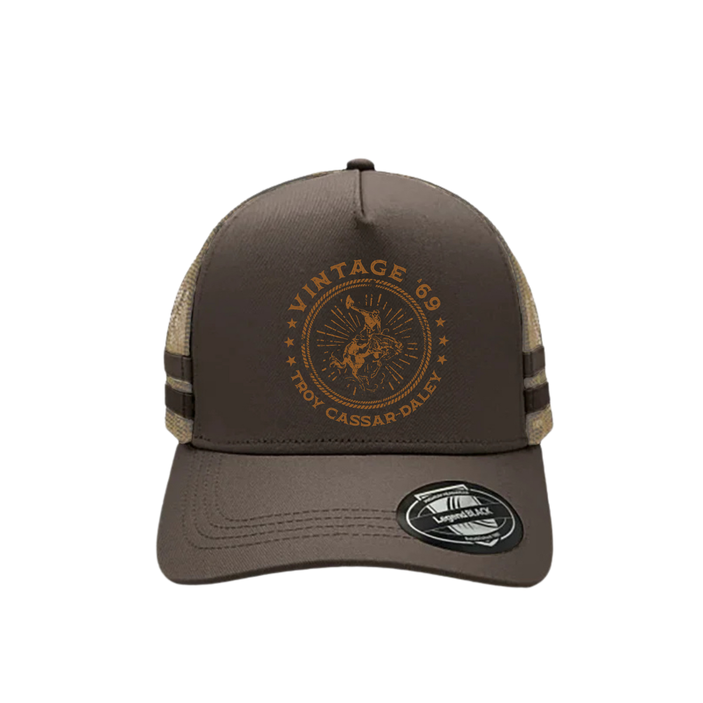 Vintage 69 Striped Trucker cap