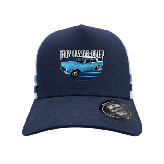 Daphne Striped Trucker cap